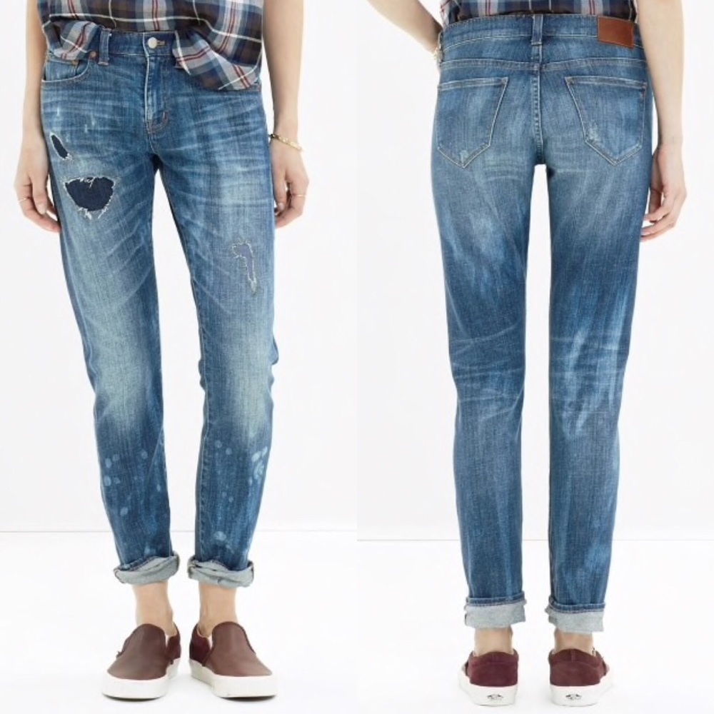 Madewell Blue Boyfriend Jeans